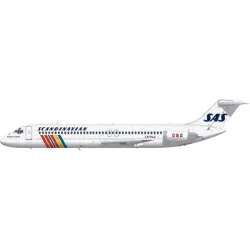 Lima November Decals 200-08 1/200 Sas Dc-9/Md80s Rainbow Colours