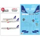 Lima November Decals 200-13 1/200 Sas Airbus A319/321