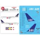 Lima November Decals 200-27 1/200 Sas B767-300 In The Current Cs