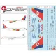 Lima November Decals 200-39 1/200 Danish Air Transport A320