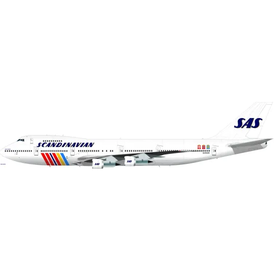 Lima November Decals 200-40 1/200 Sas Boeing B747 In Rainbow Colours