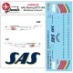 Lima November Decals 200-42 1/200 Sas B737-500 In Rainbow Colours
