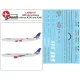 Lima November Decals 200-57 1/200 Sas Airbus A330/340 Old Cs