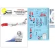 Lima November Decals 200-65 1/200 Norwegian B737-800 Ln-dyg/Se-rrg Jenny Lind