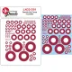 Lima November Decals 32-d01 1/32 Royal Danish Air Force Roundels