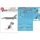 Lima November Decals 32-d07 1/32 Royal Danish Air Force F-16 Thors Hammer