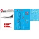 Lima November Decals 32-d10 1/32 Royal Danish Air Force F-16a H.k.h.50 Years
