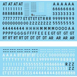 Lima November Decals 32-d13 1/32 Royal Danish Air Force Numbers And Letters