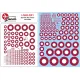 Lima November Decals 48-d01 1/48 Royal Danish Air Force Roundels
