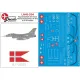 Lima November Decals 48-d04 1/48 Royal Danish Air Force F-16 In F-35 Colors