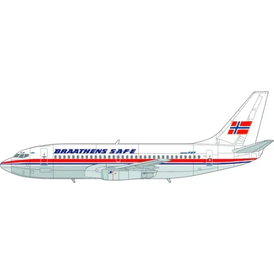 Lima November Decals 72-508 1/72 B737-200s Braathens Safe Old And New Scheme