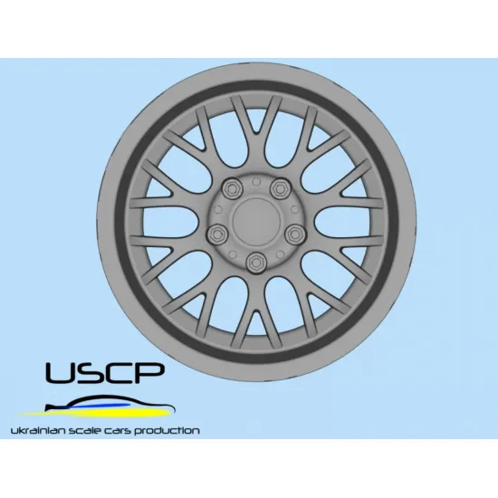 Uscp 24p041 1/24 3d-printed Wheels Rondell 0058 17