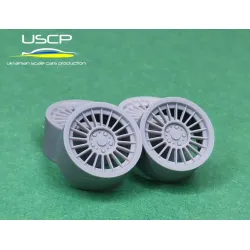 Uscp 24p202 1/24 3d-printed Wheels Maxilite Alpina Style Wheel 17