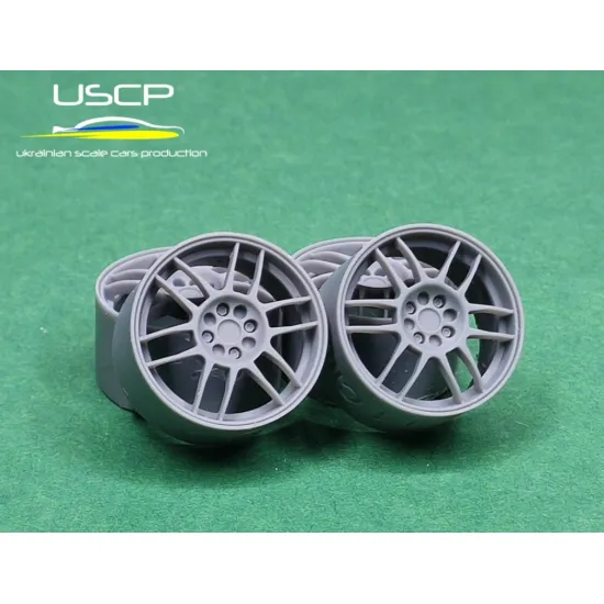 Uscp 24p203 1/24 3d-printed Wheels Oz F1 Wheels 17