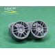 Uscp 24p203 1/24 3d-printed Wheels Oz F1 Wheels 17