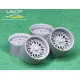 Uscp 24p204 1/24 3d Printed Resin Wheels Glow Star Wheels Ms-cg 15