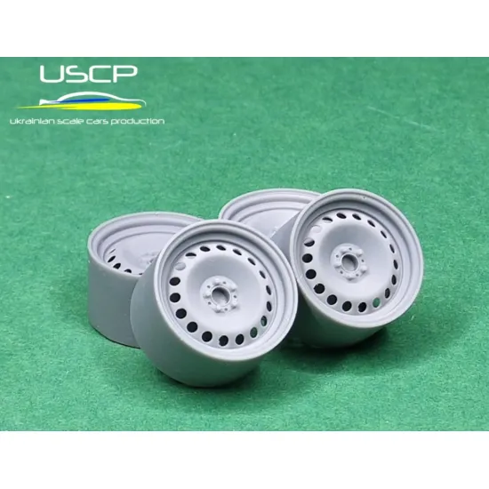 Uscp 24p205 1/24 3d-printed Wheels Steel Wheels 16