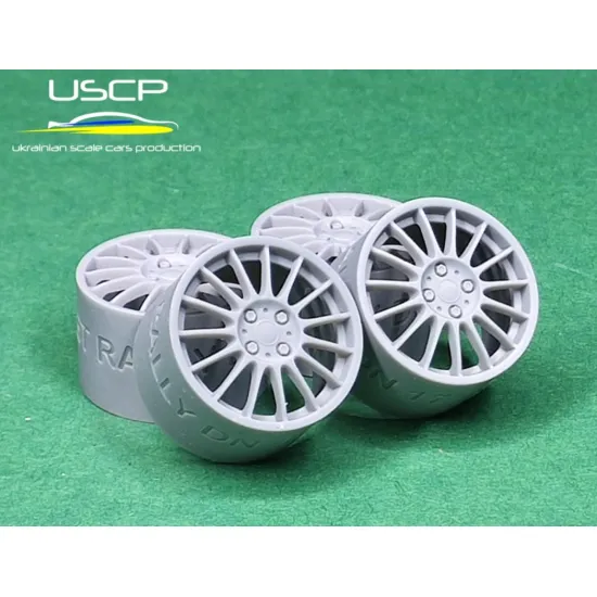Uscp 24p206 1/24 3d-printed Wheels Ats Streetrallye 17