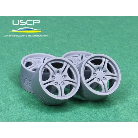 Uscp 24p016 1/24 3d-printed Wheels Bmw Styling 68 17