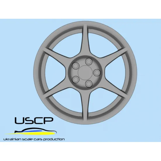 Uscp 24p068 1/24 3d-printed Wheels Kosei Buddy Club P1-racing 17