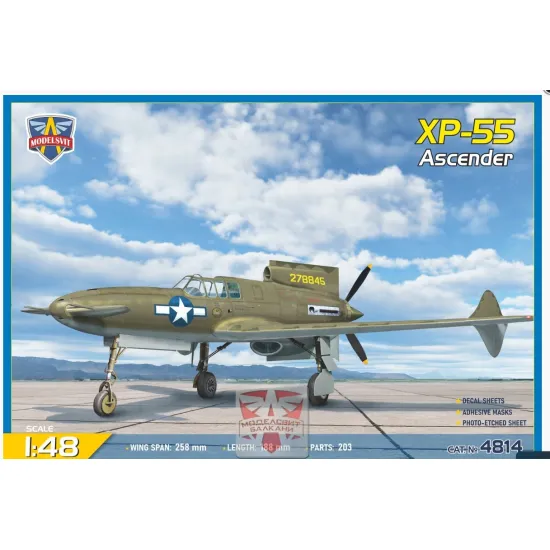 Modelsvit 4814 1/48 Xp-55 Ascender Plastic Model Kit
