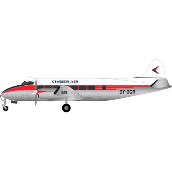 Lima November Decals 72-511 1/72 Dh 114 Heron Falck Air Faroe Airways Cimber Air