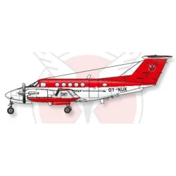 Lima November Decals 72-514 1/72 Greenlandair Beech 200, Old Cs. Includes Masks