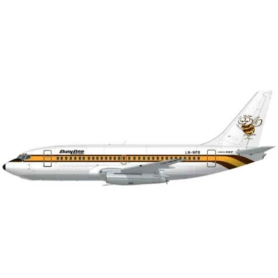 Lima November Decals 72-524 1/72 Busy Bee B737-200