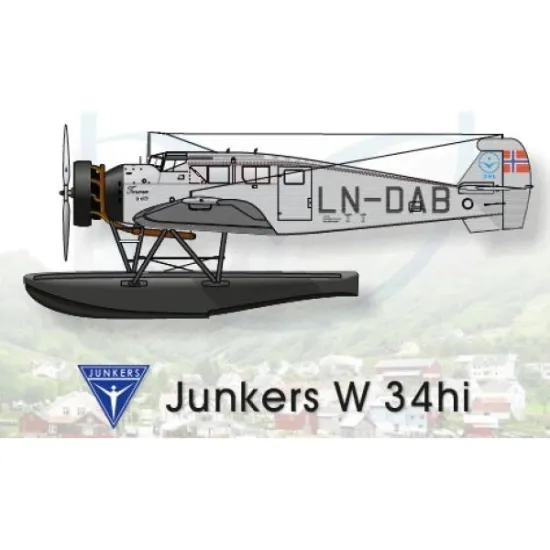 Lima November Decals 72-527 1/72 Dnl Junkers 34w Includes Window Masks