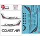 Lima November Decals 72-530 1/72 Coast Air Bae 31 Jetstream Includes Window Masks