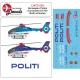 Lima November Decals 72-539 1/72 Norwegian Police Ec135