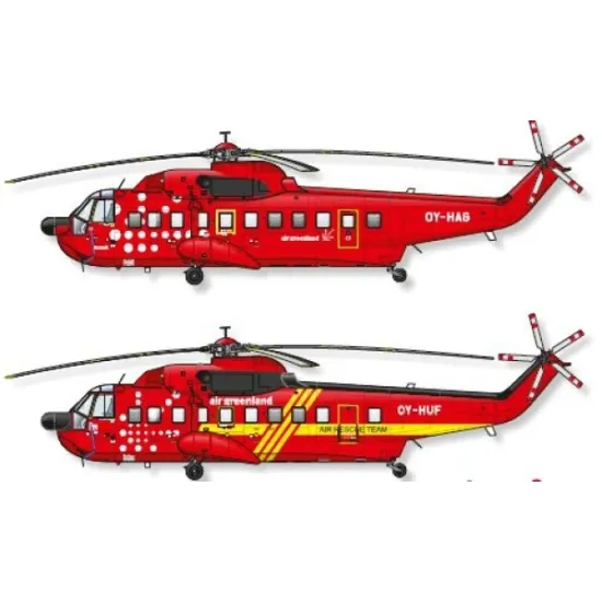 Lima November Decals 72-546 1/72 Air Greenland Sikorsky S-61n New Cs Incl Masks