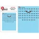 Lima November Decals 72-563 1/72 Dc-8 Windows, Enough For All Dc-8 Models