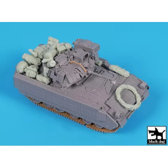Black Dog T72200 1/72 M3a2 Bradley W/Era Accessories Set For Dragon