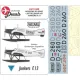 Lima November Decals 72-580 1/72 Nordenfjeldske Luftselskab Junkers F.13 With Masks