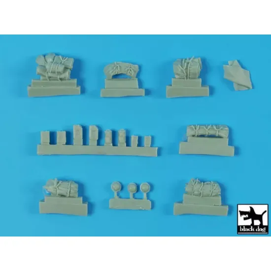 Black Dog T72201 1/72 Otter Light Reconnaissance Car Accessories Set For Ibg