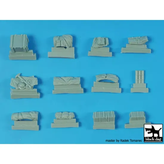 Black Dog T35320 1/35 British Light Utility Car 10hp Accessories Set For Tamiya