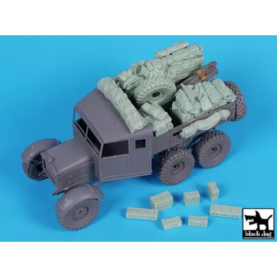 Black Dog T35322 1/35 Scammel Pioneer Sv2s Accessories Set For Ibg Models