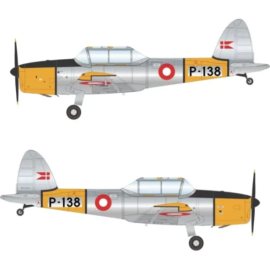 Lima November Decals 72-d11 1/72 Royal Danish Air Force Dhc-1 Chipmunk