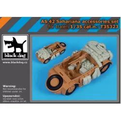 Black Dog T35323 1/35 As 42 Sahariana Accessories Set For Italeri