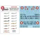 Lima November Decals 72-d21 1/72 Royal Danish Air F-84e/G Early And Late Period
