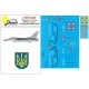 Lima November Decals 72-d24 1/72 Ukrainian F-16s In Rdaf Colors