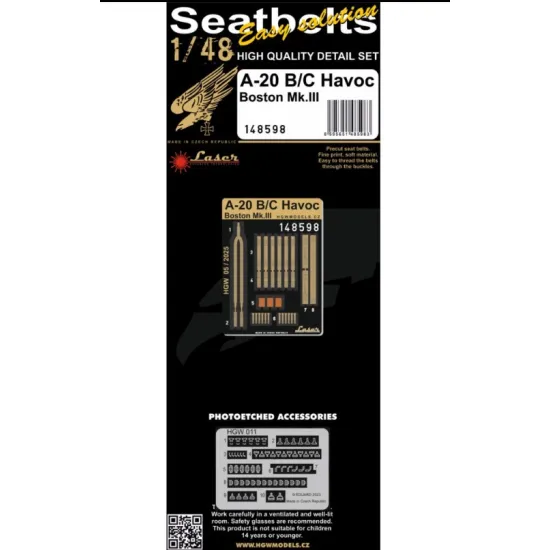 Hgw 148598 1/48 A-20 Havoc - Tracks Textile Belts