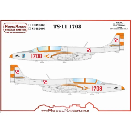 Model Maker Sd322003 1/32 Ts-11 Iskra 1917 Decal For Aircraft