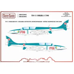 Model Maker Sd322005 1/32 Ts-11 Iskra 1706 Decal For Aircraft