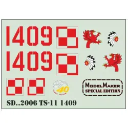 Model Maker Sd322006 1/32 Ts-11 Iskra 1409 Decal For Aircraft