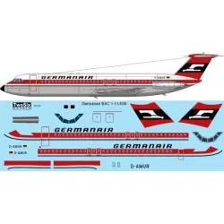 26decals 144-32 1/144 Germanair Bac 1-11-500 Laser Decal