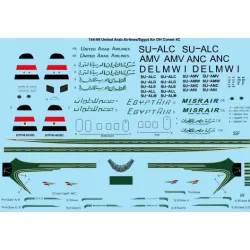 26decals 144-99 1/144 Uaa Comet 4c Laser Decal For Aircraft