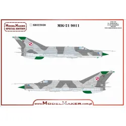 Model Maker Sd322030 1/32 Mig-21mf 9011 Decal For Aircraft