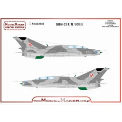 Model Maker Sd322031 1/32 Mig-21um 9311 Decal For Aircraft